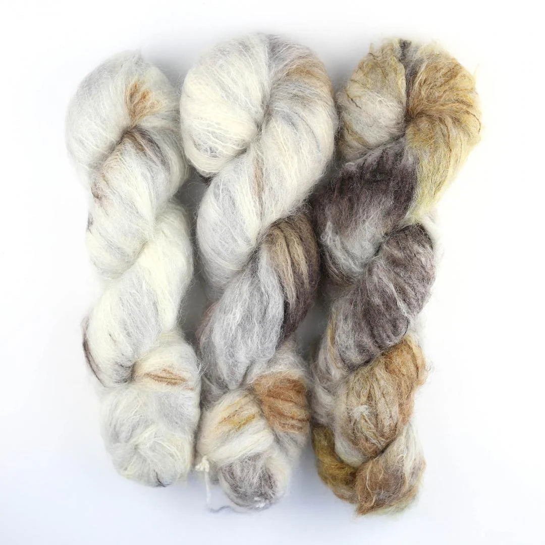 Cowgirl Blues Fluffy Mohair