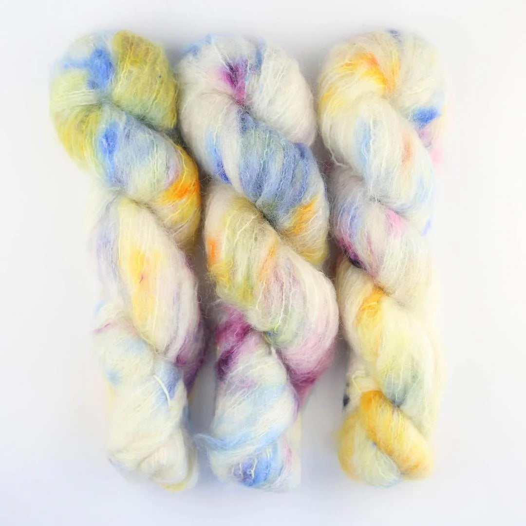 Cowgirl Blues Fluffy Mohair