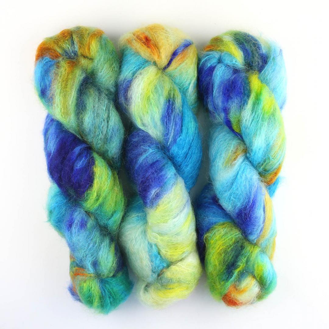 Cowgirl Blues Fluffy Mohair